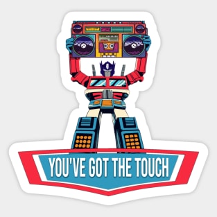 Optimus Prime - You've Got The Touch Sticker